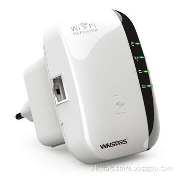 300Mbps Wireless Repeater, Supports 2.4GHz WLAN Network with WPA2, WPA and WEP, WiFi Repeater